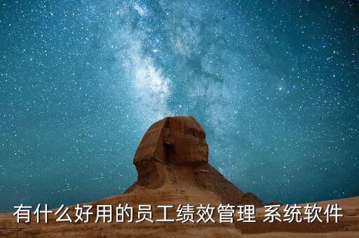 有什么好用的员工绩效管理 系统软件