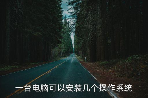 一台电脑可以安装几个操作系统