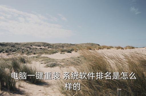 电脑最多用的系统软件,装系统用什么软件好?