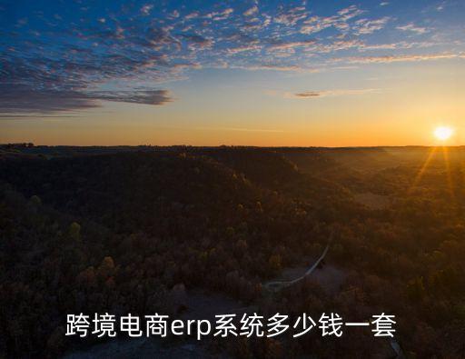跨境电商erp系统多少钱一套