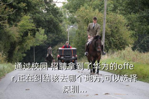 通过校园 招聘拿到了华为的offer,正在纠结该去哪个地方,可以选择深圳...