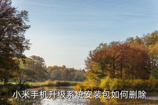  小米手机升级系统安装包如何删除