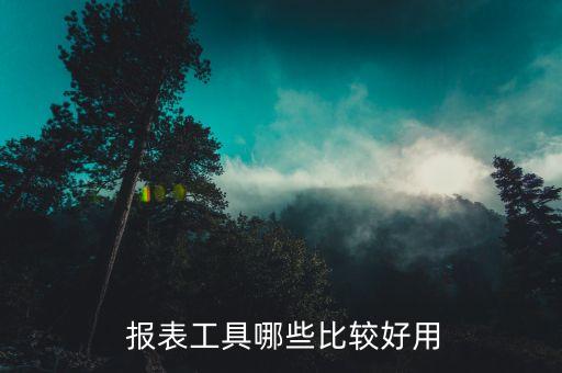  报表工具哪些比较好用