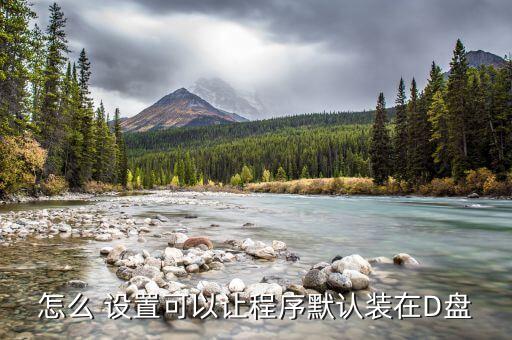 设置系统软件装到d盘,d盘中有系统软件吗