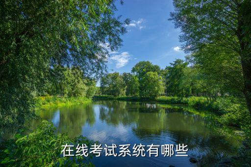 在线考试系统有哪些