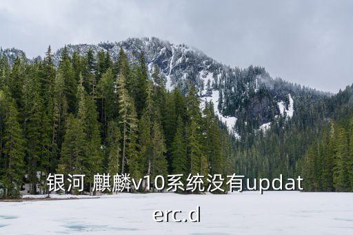 银河 麒麟v10系统没有updaterc.d