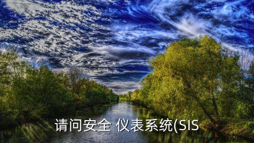 请问安全 仪表系统(SIS