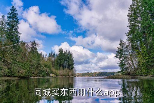 同城买东西用什么app