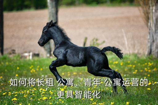如何将长租 公寓、青年 公寓运营的更具智能化