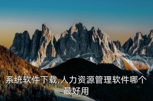 hr系统软件下载,人力资源管理软件哪个最好用?
