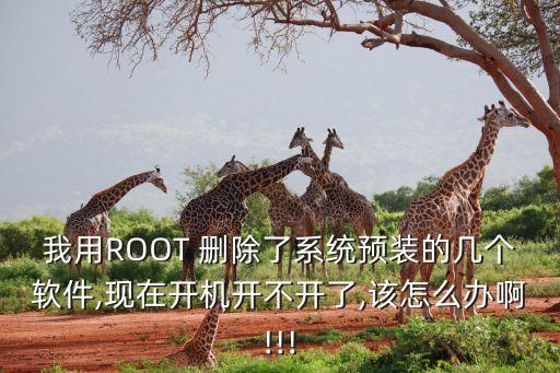 电视root删除了系统软件