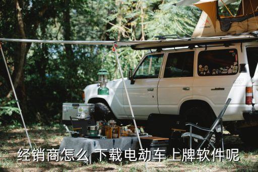 经销商怎么 下载电动车上牌软件呢