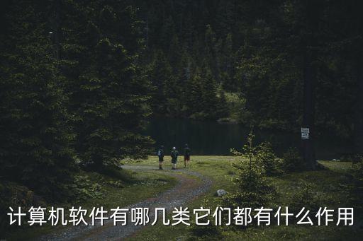 计算机软件有哪几类它们都有什么作用