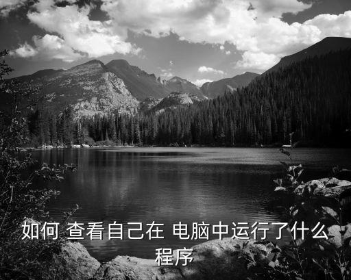 电脑怎样查看系统软件,电脑系统如何查看?