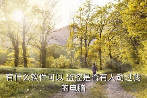 有什么软件可以 监控是否有人动过我的电脑