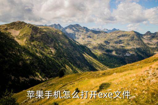 苹果手机怎么打开exe文件