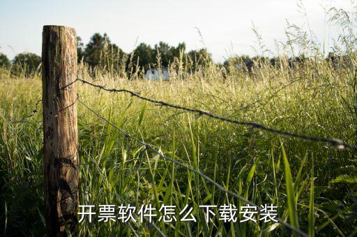 开票软件怎么下载安装