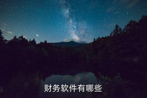 财务软件有哪些