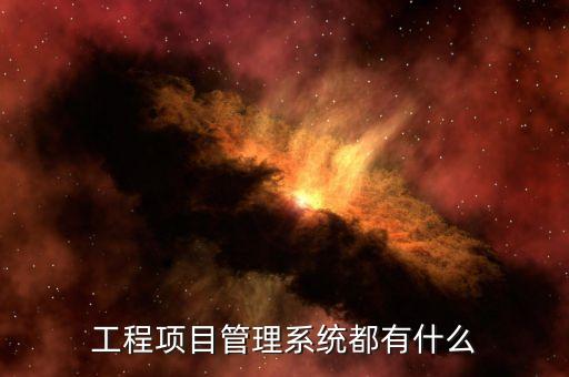 工程项目管理系统都有什么