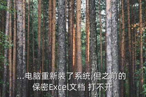 装了保密系统软件打不开