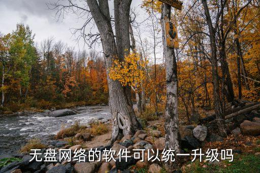  无盘网络的软件可以统一升级吗