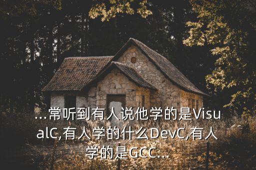 dev c 是系统软件吗