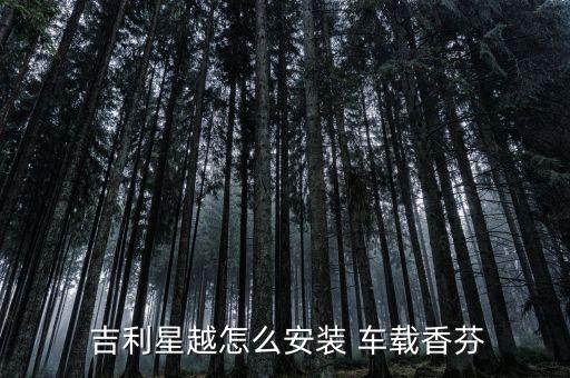 吉利车载系统软件安装,吉利汽车如何安装车载系统