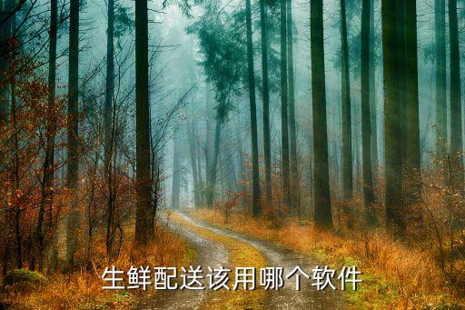 生鲜配送该用哪个软件