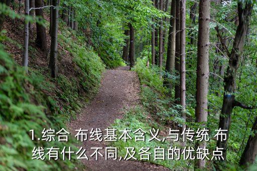 1.综合 布线基本含义,与传统 布线有什么不同,及各自的优缺点