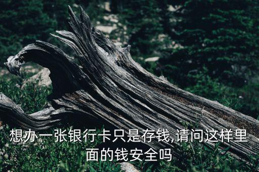 想办一张银行卡只是存钱,请问这样里面的钱安全吗