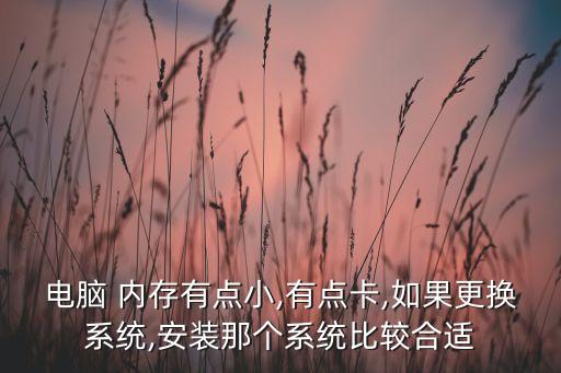 电脑 内存有点小,有点卡,如果更换系统,安装那个系统比较合适