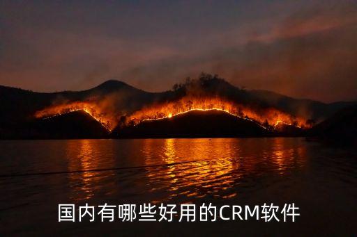 国内有哪些好用的CRM软件