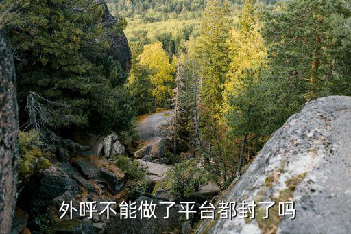  外呼不能做了平台都封了吗