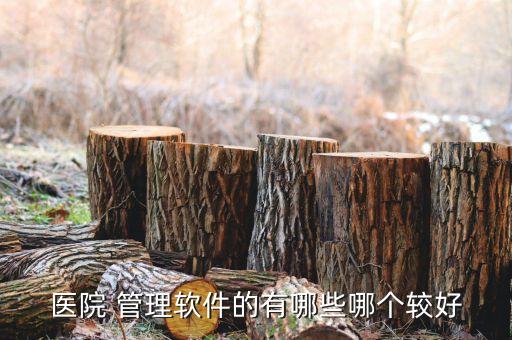 医院 管理软件的有哪些哪个较好