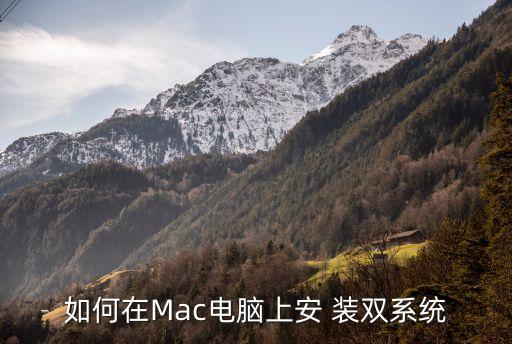如何在Mac电脑上安 装双系统