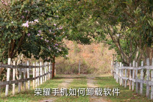  荣耀手机如何卸载软件