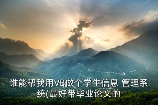 vb管理系统软件,vb属于数据库管理系统吗