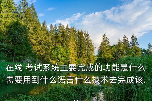 车辆考试系统软件开发,软件开发考试一般考什么