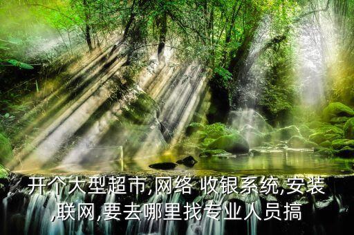 开个大型超市,网络 收银系统,安装,联网,要去哪里找专业人员搞