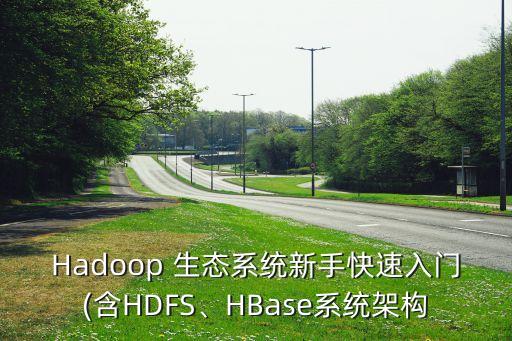 Hadoop 生态系统新手快速入门(含HDFS、HBase系统架构