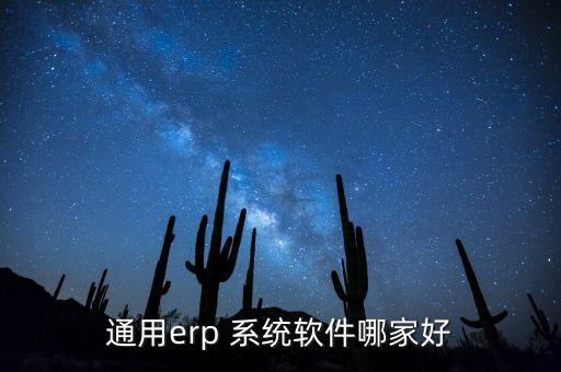 通用erp 系统软件哪家好