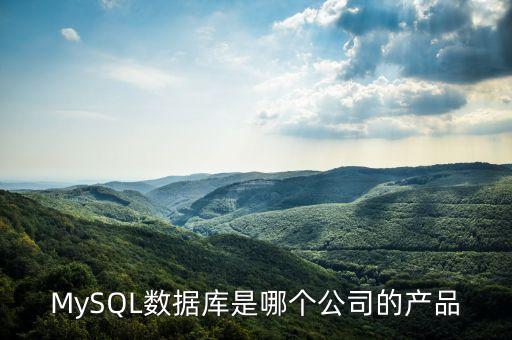 MySQL数据库是哪个公司的产品