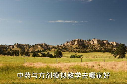 中药与方剂模拟教学去哪家好