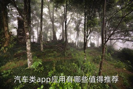 汽车类app应用有哪些值得推荐