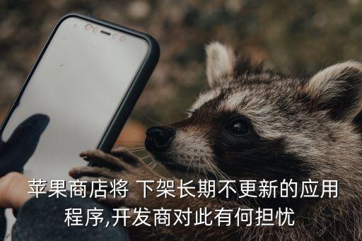  苹果商店将 下架长期不更新的应用程序,开发商对此有何担忧