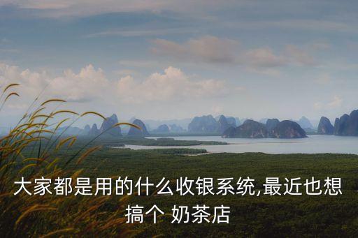 奶茶店会员系统软件排名
