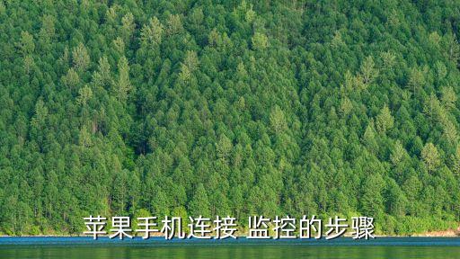 苹果手机连接 监控的步骤