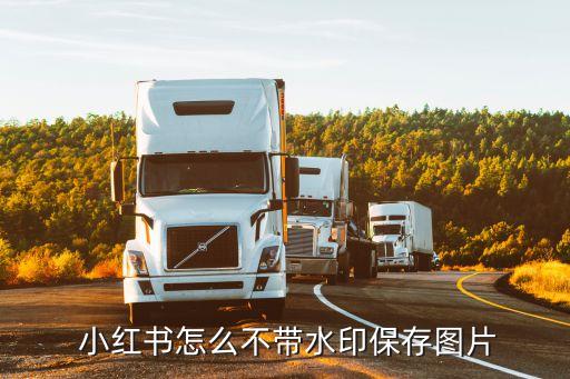  小红书怎么不带水印保存图片