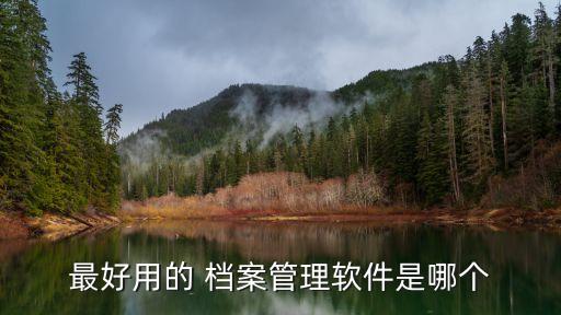 金融档案系统软件有哪些
